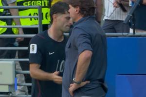 美队被换下！普利西奇第58分钟被换下，伯哈尔特替补登场