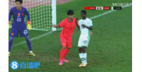 比赛第11分钟，对手头球破门，U17国足0-1落后尼日利亚
